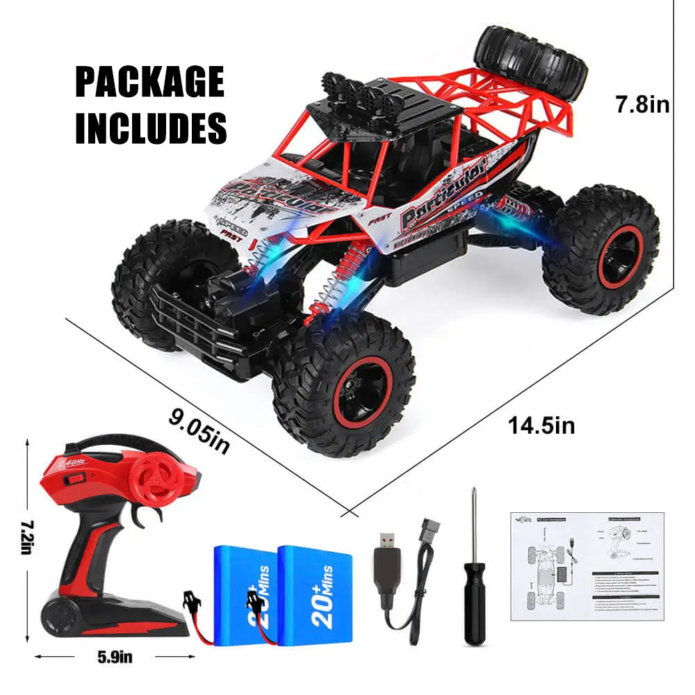 1/12 Remote Control Car 4x4 Monster Truck Rock Crawler 2.4G Off-Road Climbing Car - Image 14