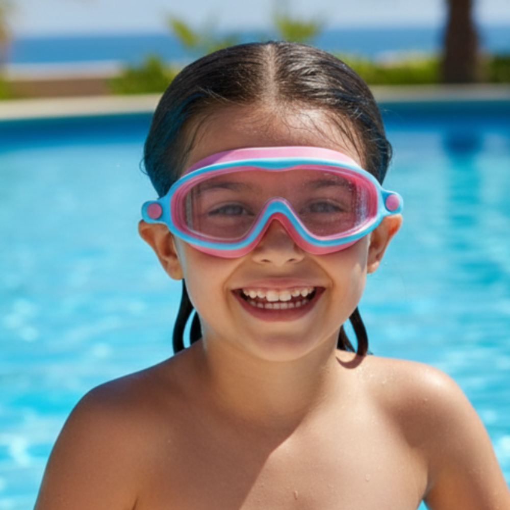 Kids Anti-Fog Goggles Swimming Set