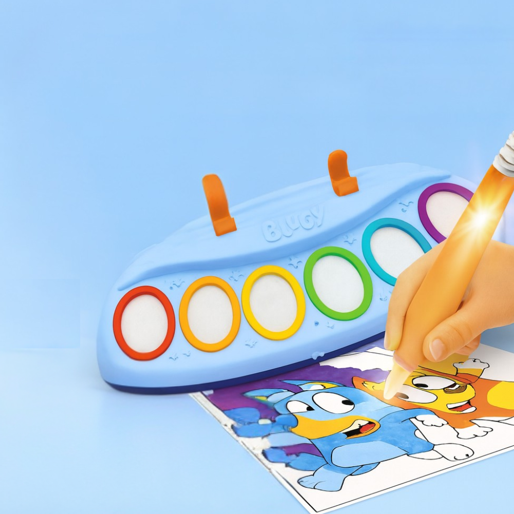 Kids Toys Mess Free Paint Set Light Up Brush Art Activity