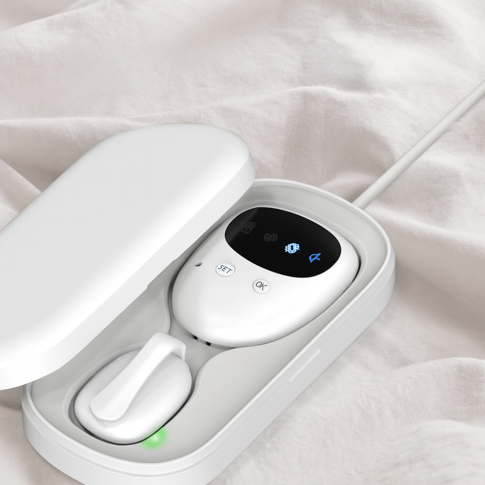 Kinder Bettnässen Alarm Drahtloser Sensor Nachtschulung