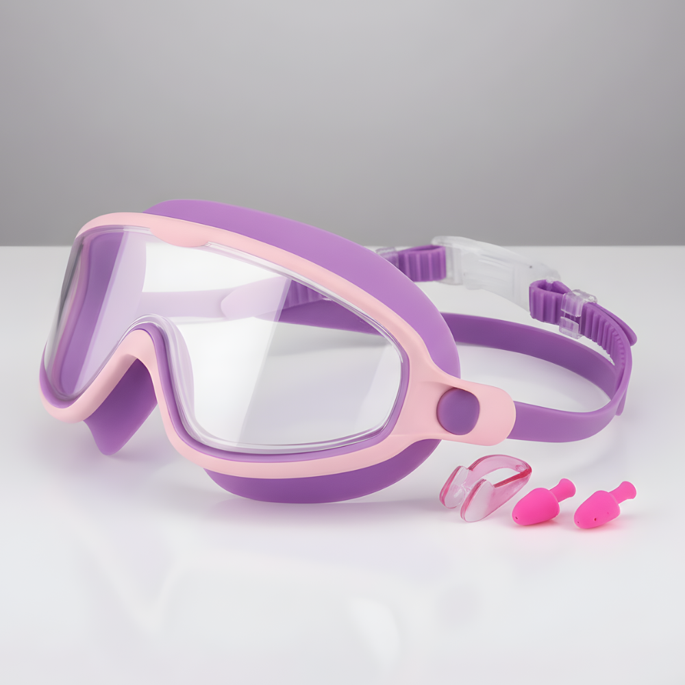 Kids Anti-Fog Goggles Swimming Set