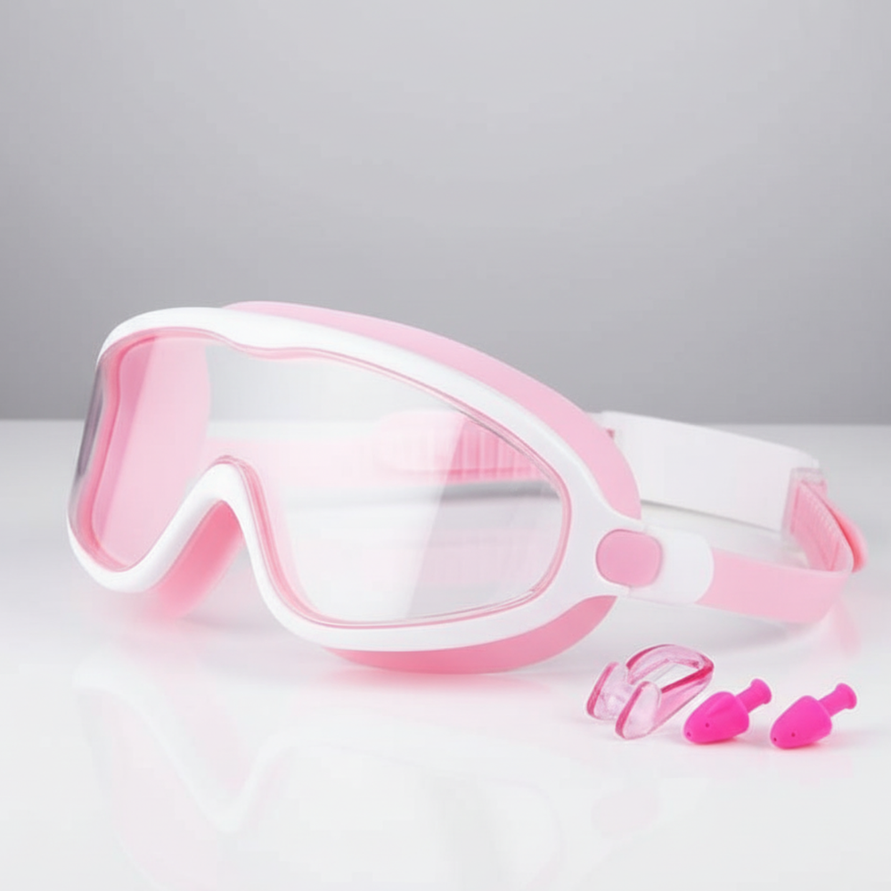 Kids Anti-Fog Goggles Swimming Set