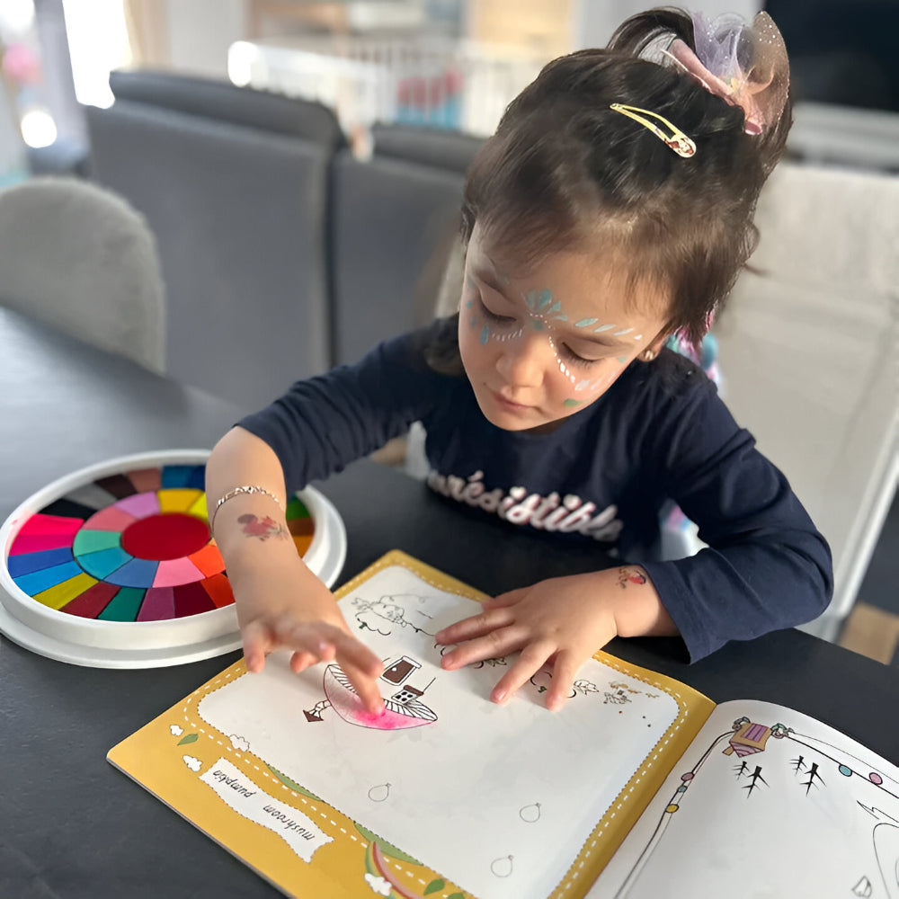 Kinder Malset Fingerkunst Malbuch Set