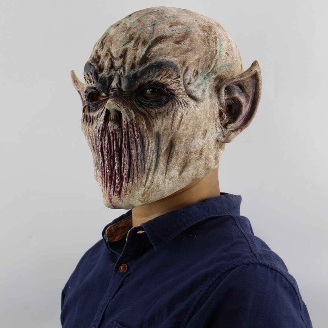 Halloween Mask Costume Scary Alien Demon Horror Prop