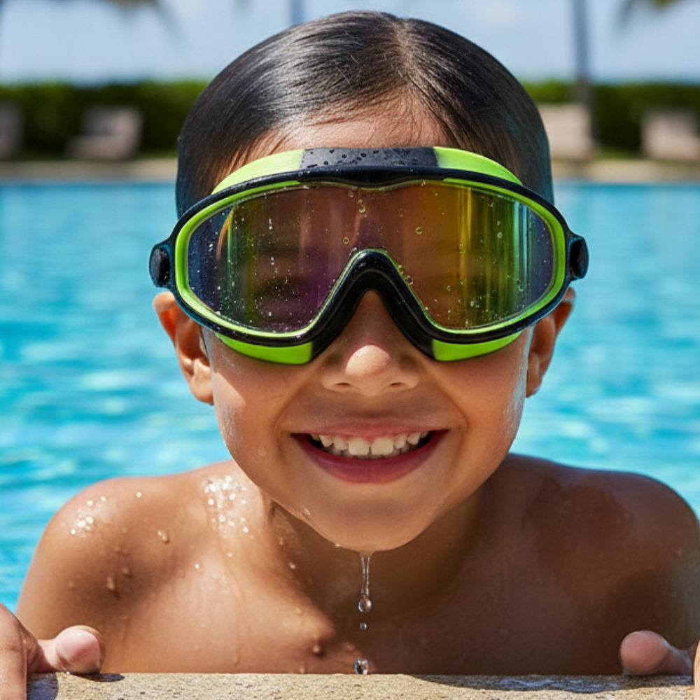 Kids Anti-Fog Goggles Swimming Set