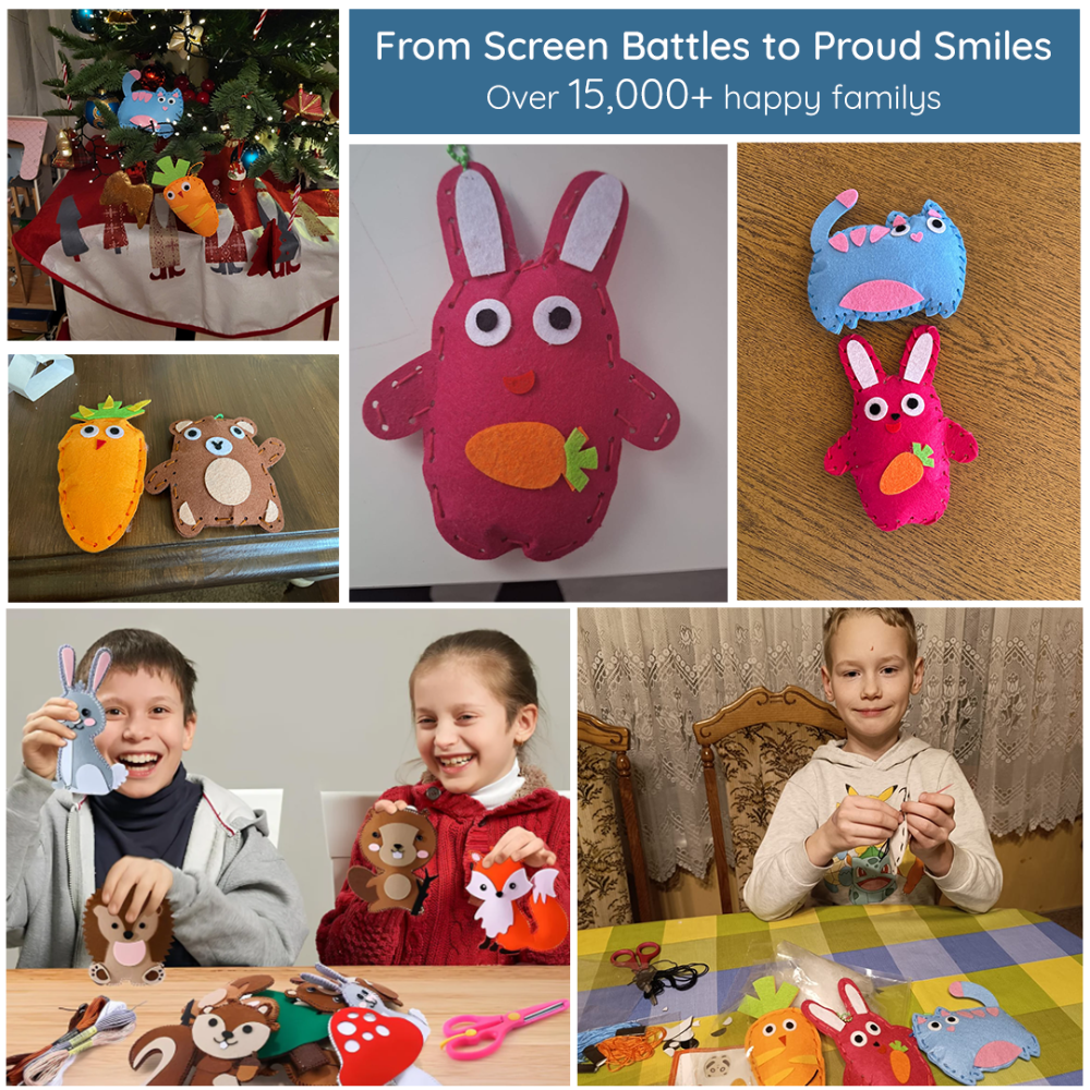 Sewing Kit Kids Craft Activity Educational Toy