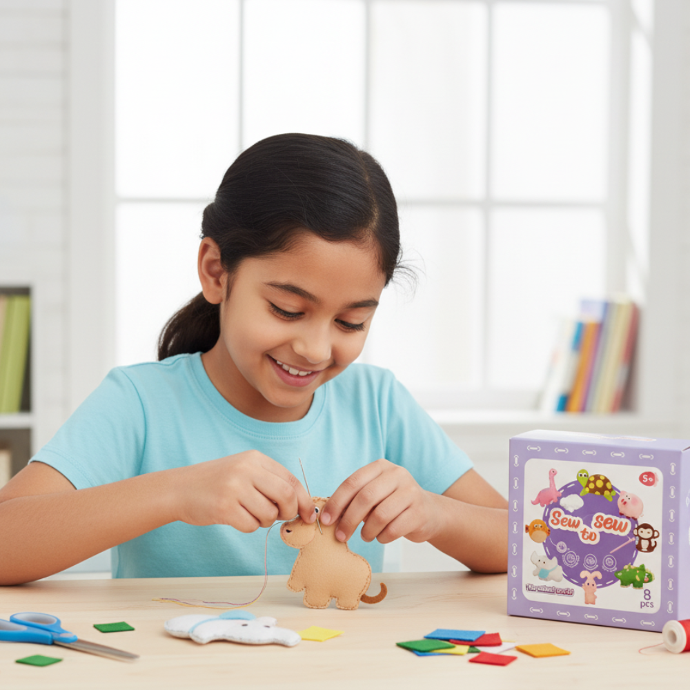Sewing Kit Kids Craft Activity Educational Toy