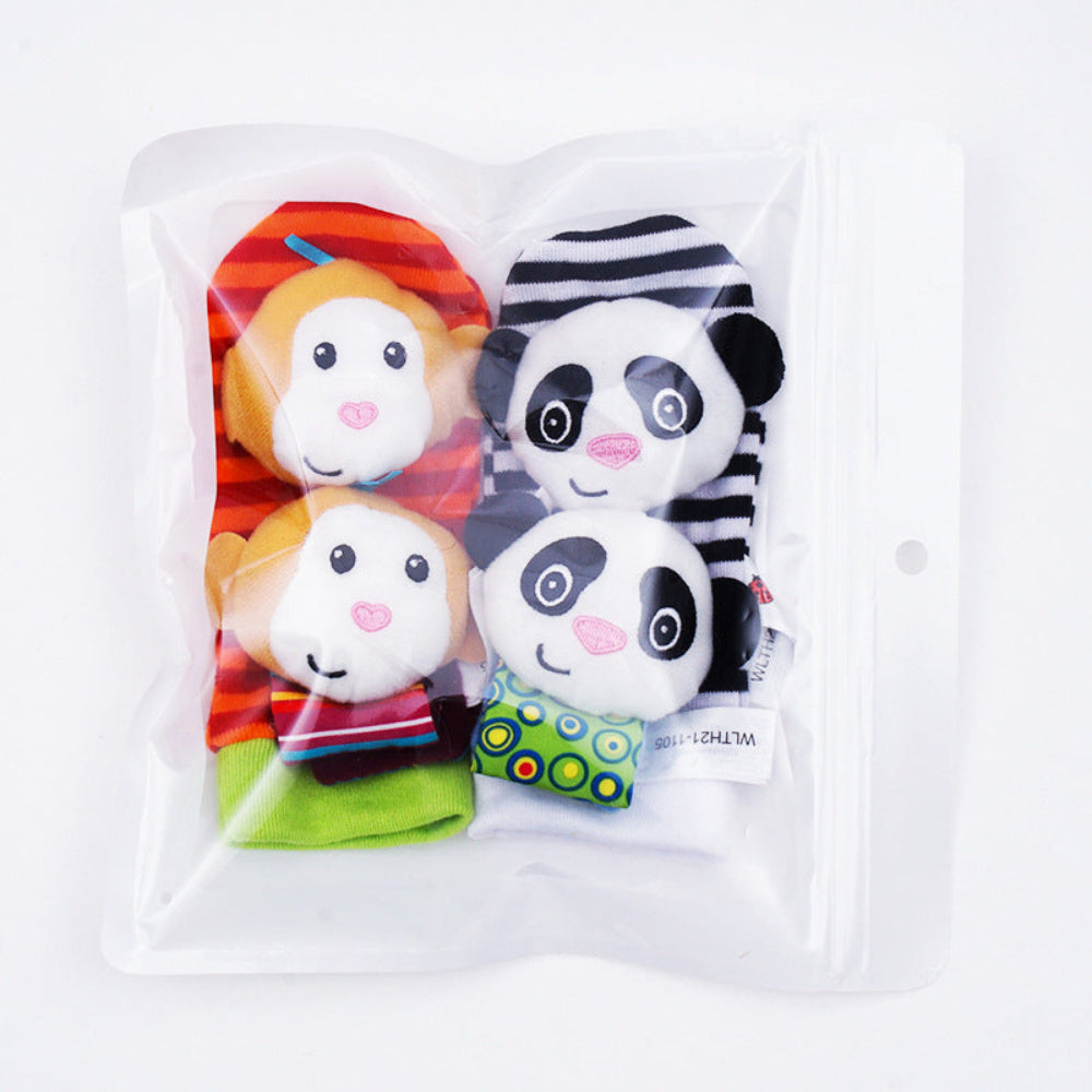 Baby Rattle Socks Wrist Toy Set Sensory