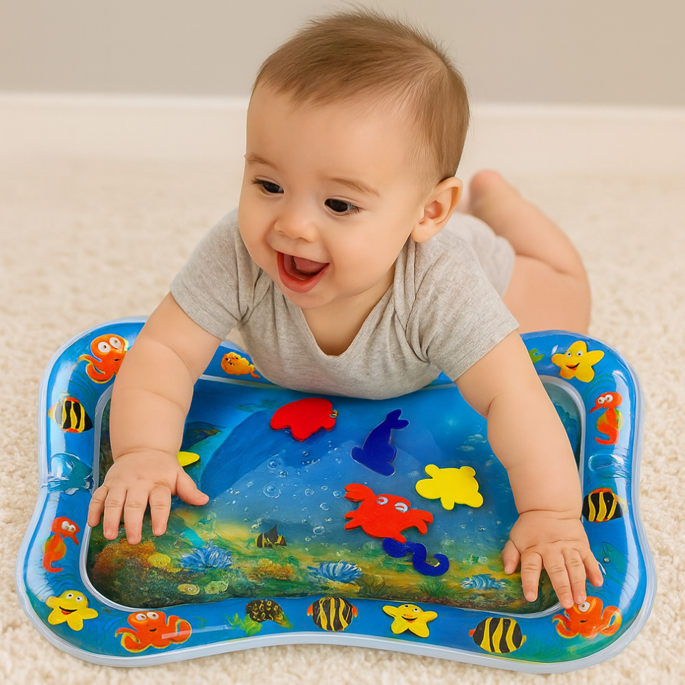 Baby Toys Tummy Time Water Mat Sensory Play Inflatable Activity