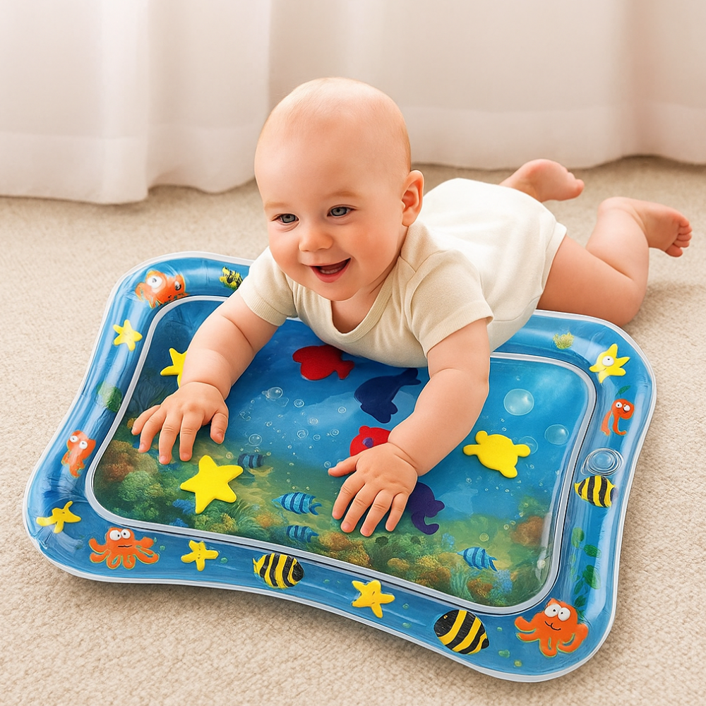 Baby Toys Tummy Time Water Mat Sensory Play Inflatable Activity