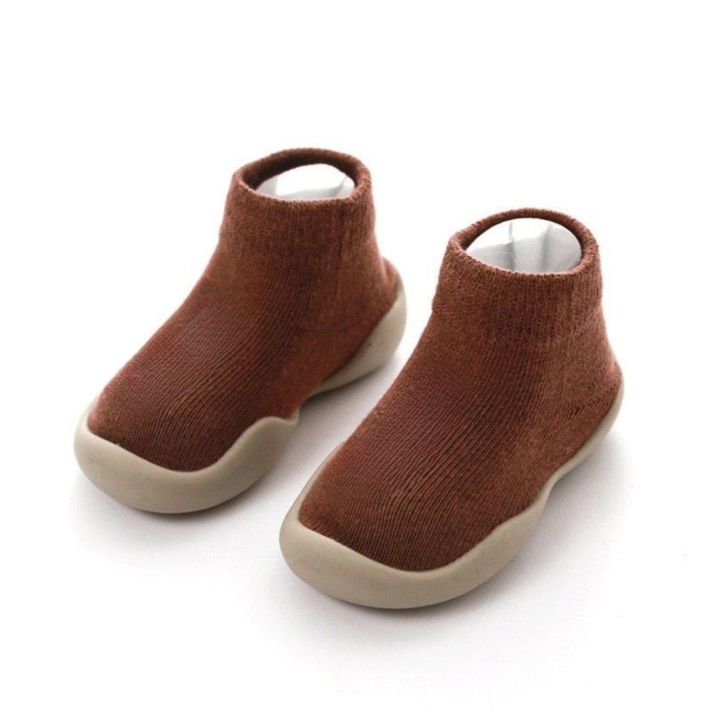Baby Walking Shoes Non Slip Knit Upper Soft Sole