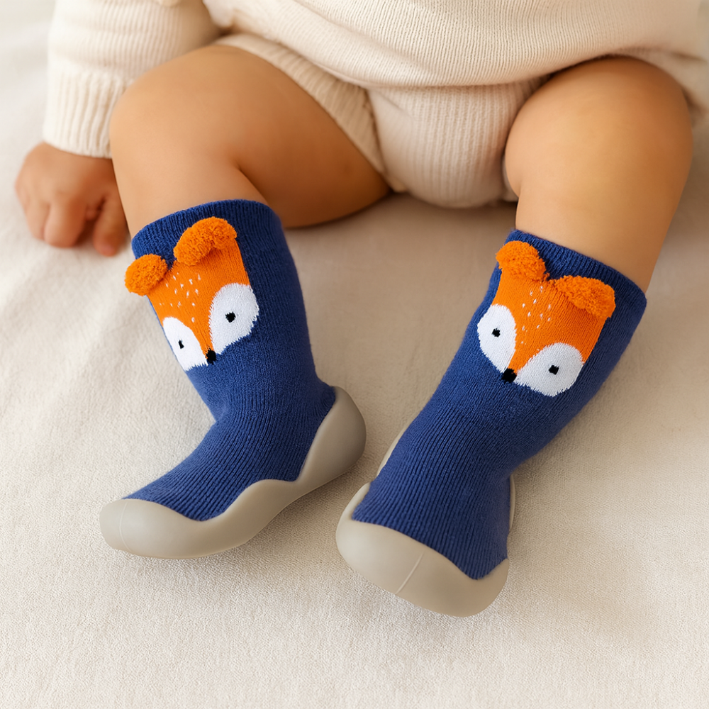 Baby Walking Shoes Non Slip Knit Upper Soft Sole