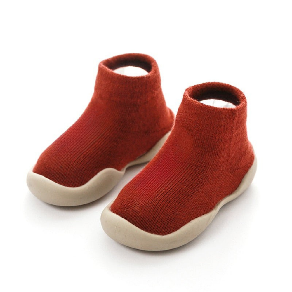 Baby Walking Shoes Non Slip Knit Upper Soft Sole
