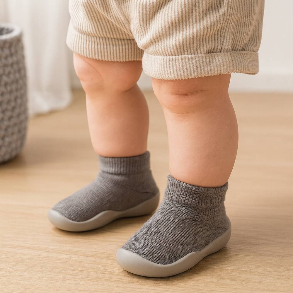 Baby Walking Shoes Non Slip Knit Upper Soft Sole