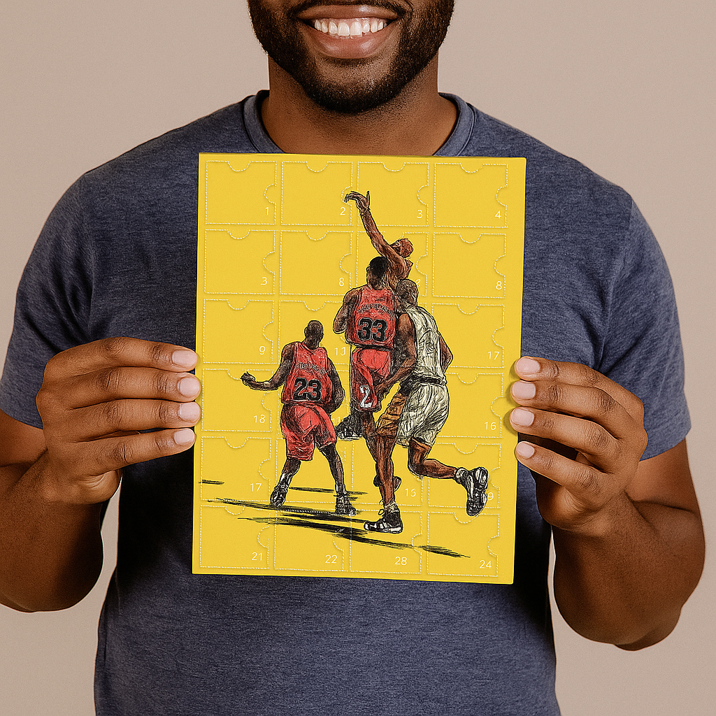 Basketball Advent Calendar Toy Gift Set Mini Figures Collectibles 3