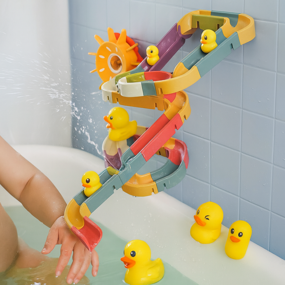 Bath Time Toddler Water Slide Game Toy