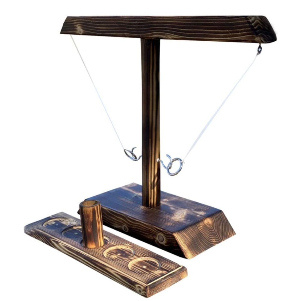 Board Game Ring Toss Tabletop Set Family Play