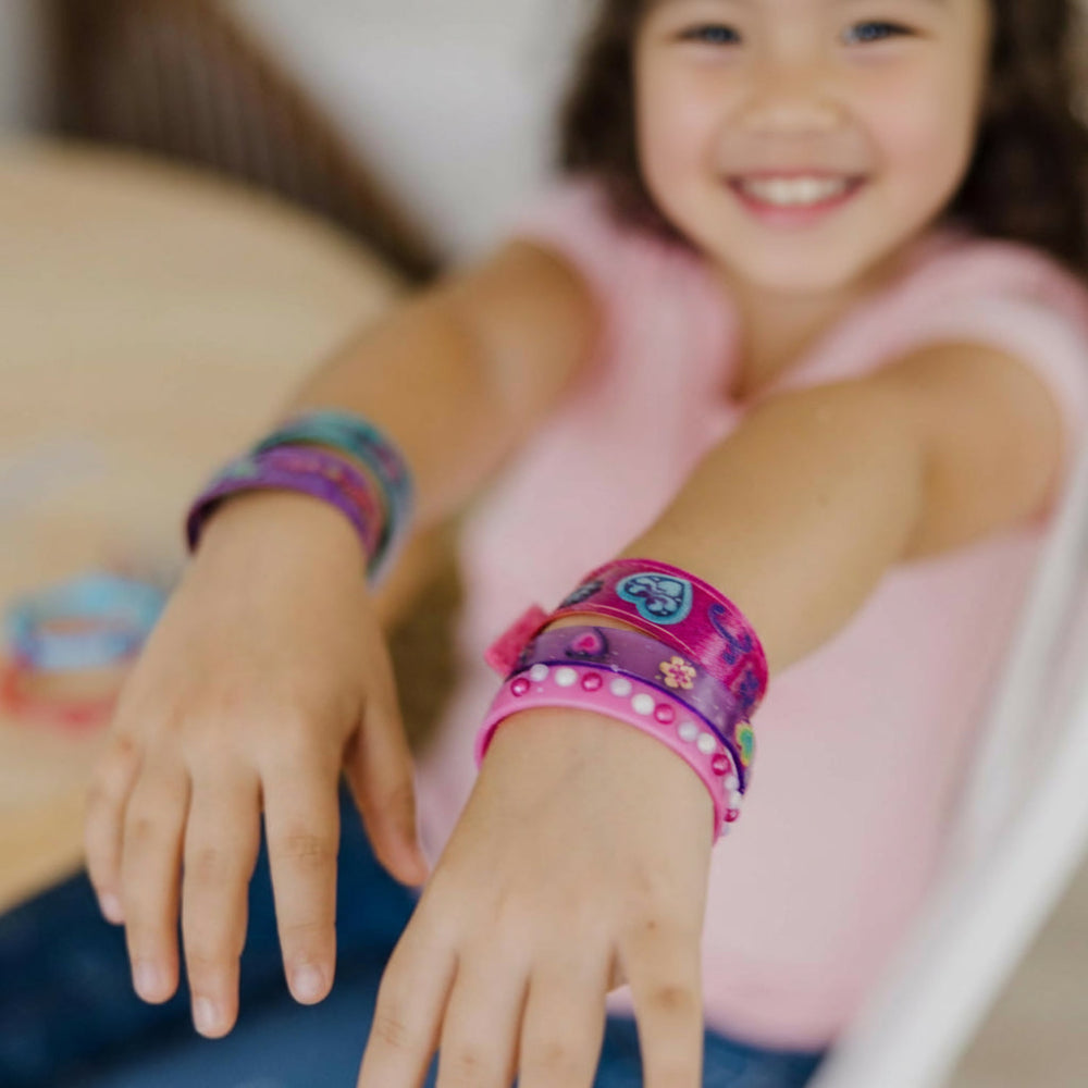 DIY Bracelet Making Kit Kids Stickers Charms