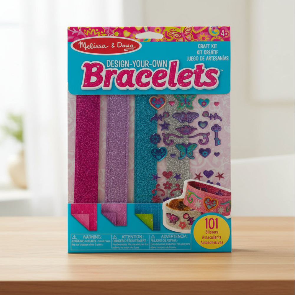 DIY Bracelet Making Kit Kids Stickers Charms