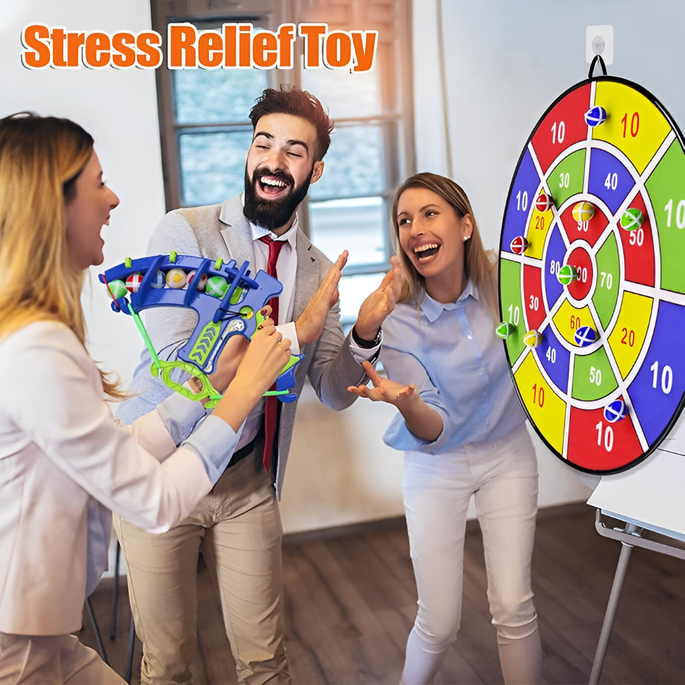 Dart Board Kids Sticky Ball Game Large Fabric Indoor Outdoor Toy