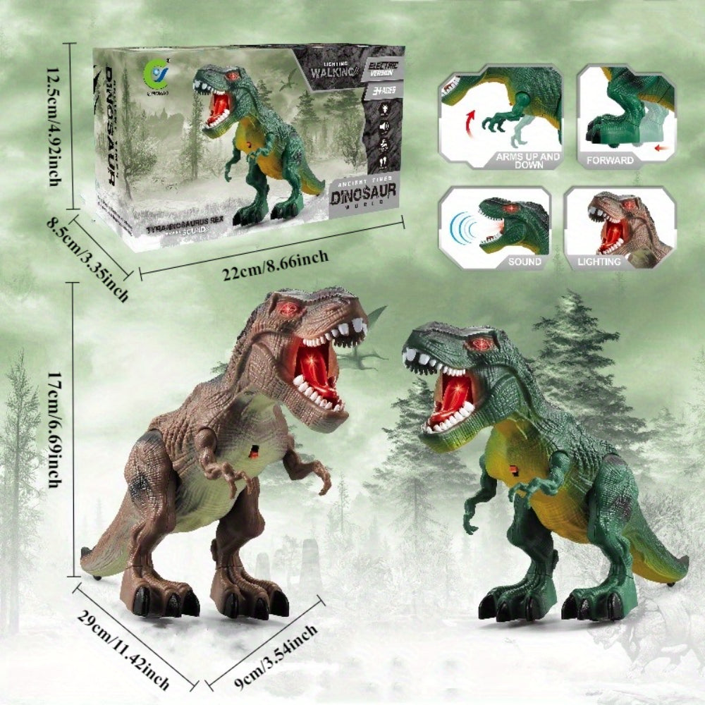 Dinosaur Kids Toy Electric Walking Plastic Light Sound