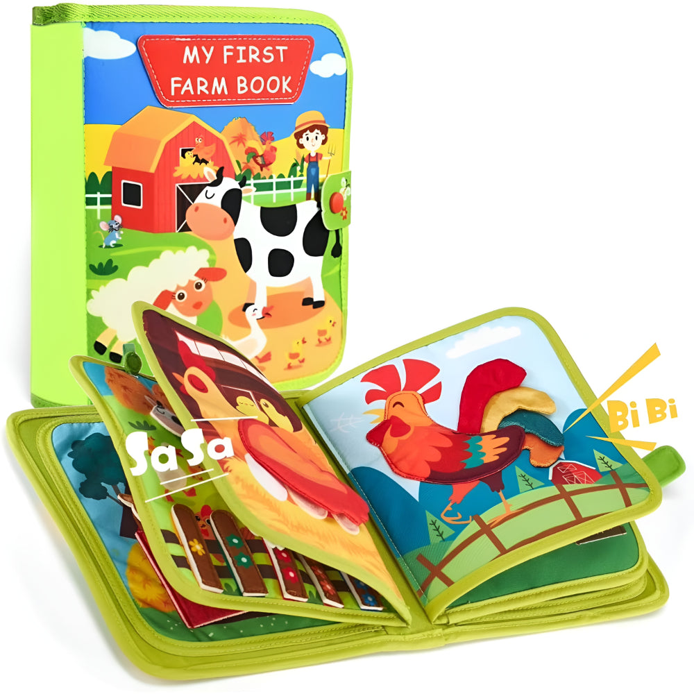 Educational Toys Montessori Farm Story Book Toddlers
