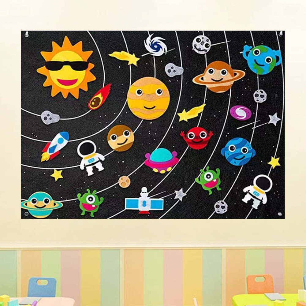 Felt Board Educational Toy Set Kids
