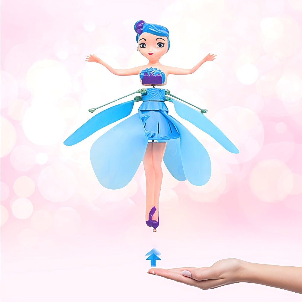Flying Fairy Princess Toy Rechargeable LED Hand Sensor Kids