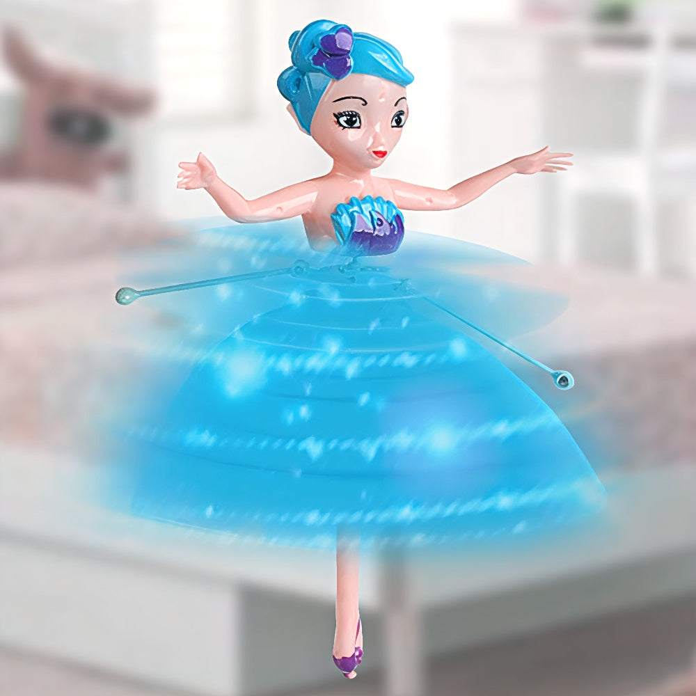 Flying Fairy Princess Toy Rechargeable LED Hand Sensor Kids