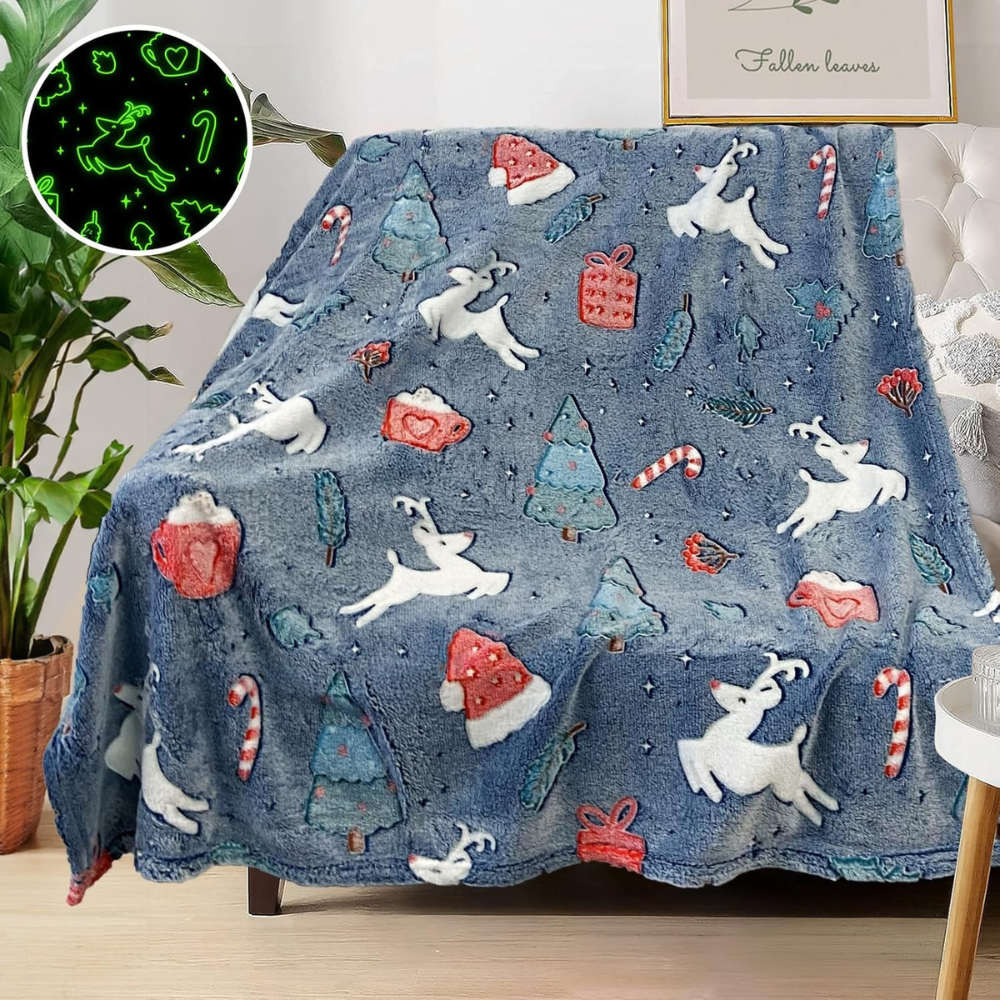 Kids Glowing Blanket Soft Throw