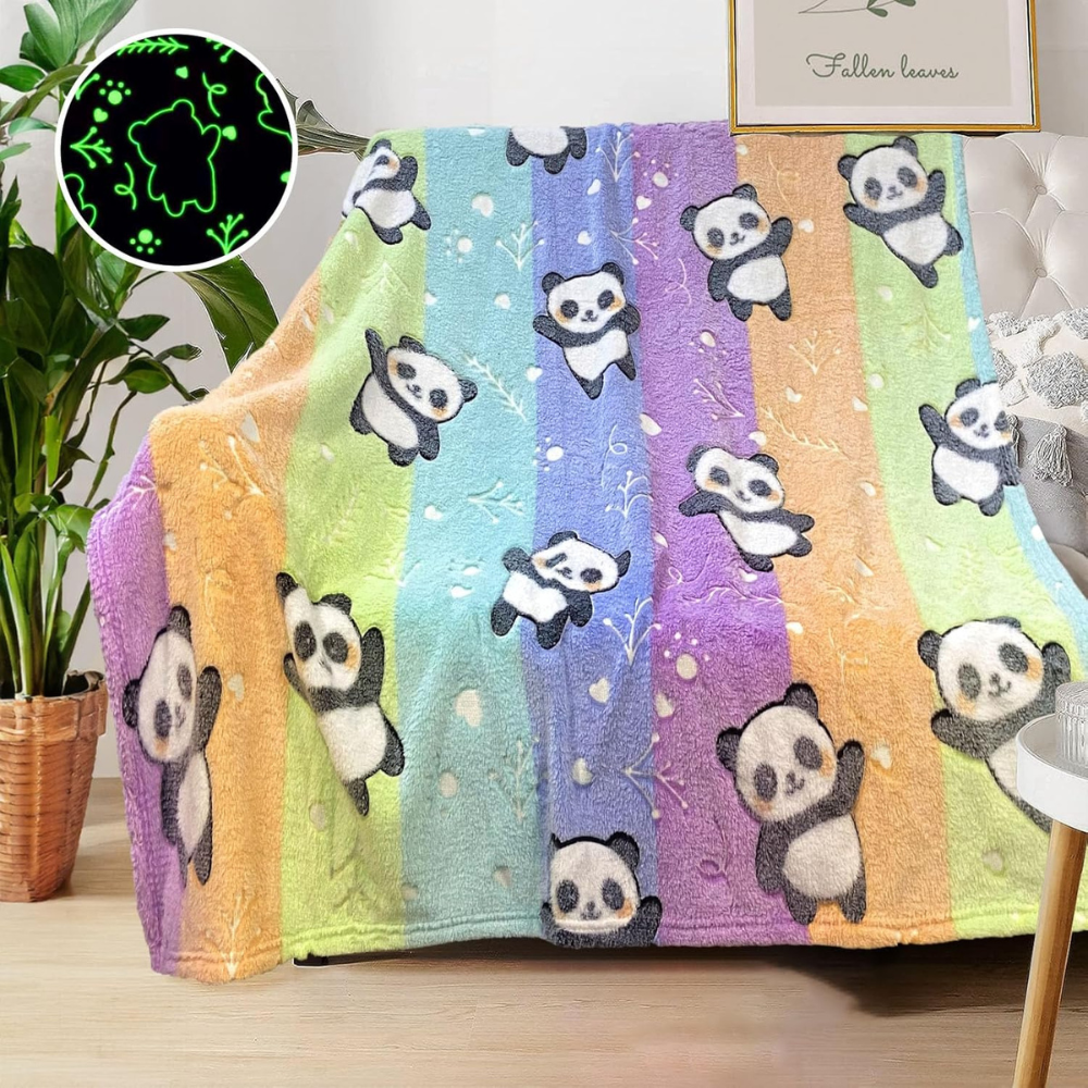 Kids Glowing Blanket Soft Throw