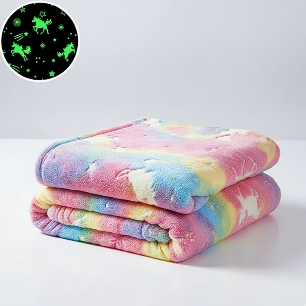 Kids Glowing Blanket Soft Throw