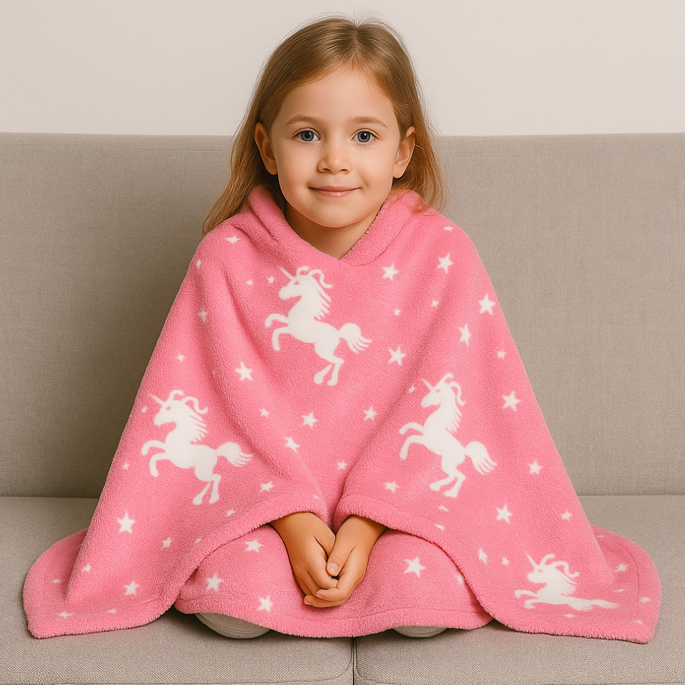 Kids Glowing Blanket Soft Throw