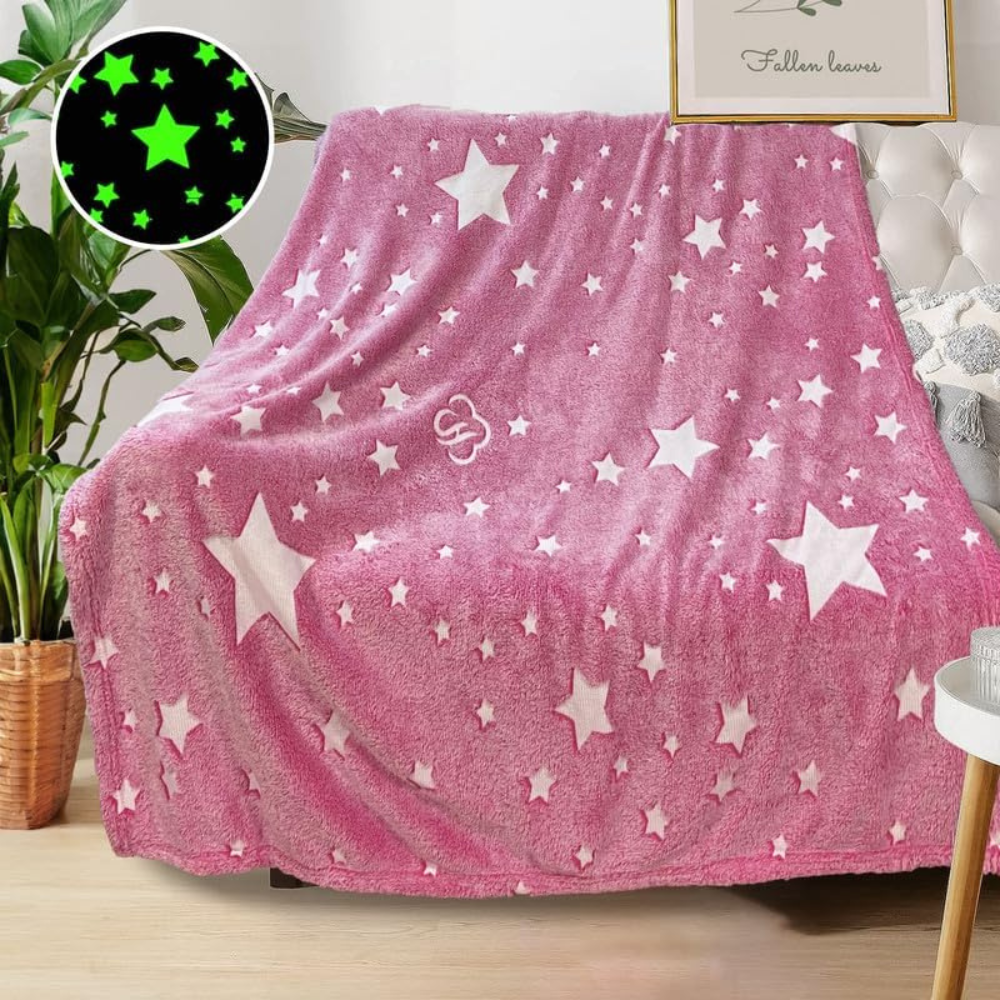 Kids Glowing Blanket Soft Throw
