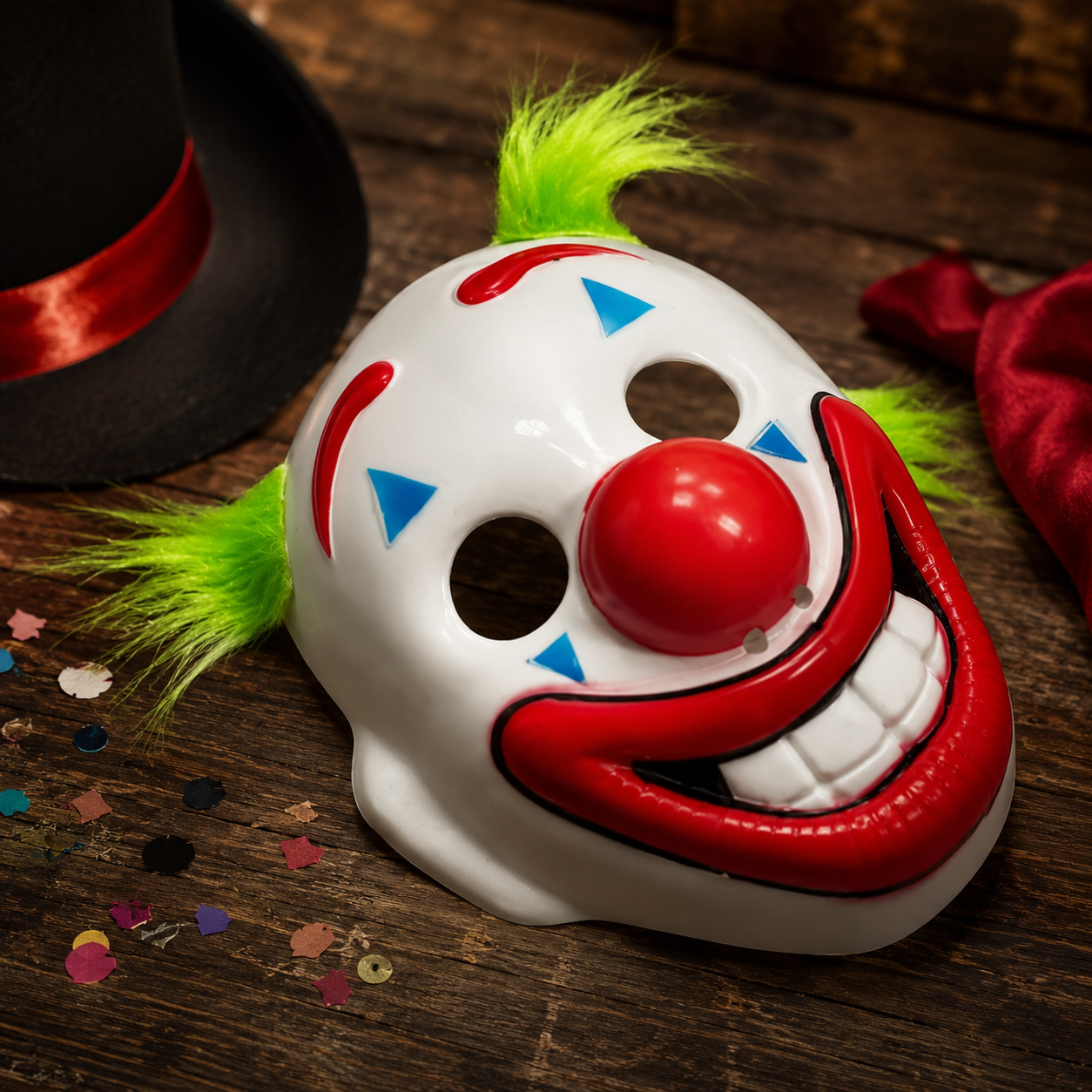 Halloween Costume Clown Mask Cosplay Party Accessory