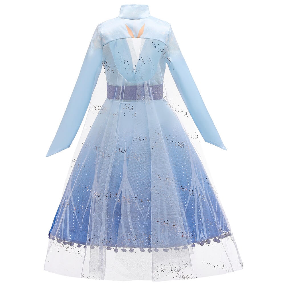 Halloween Costume Girls Princess Dress Cape Party Outfit
