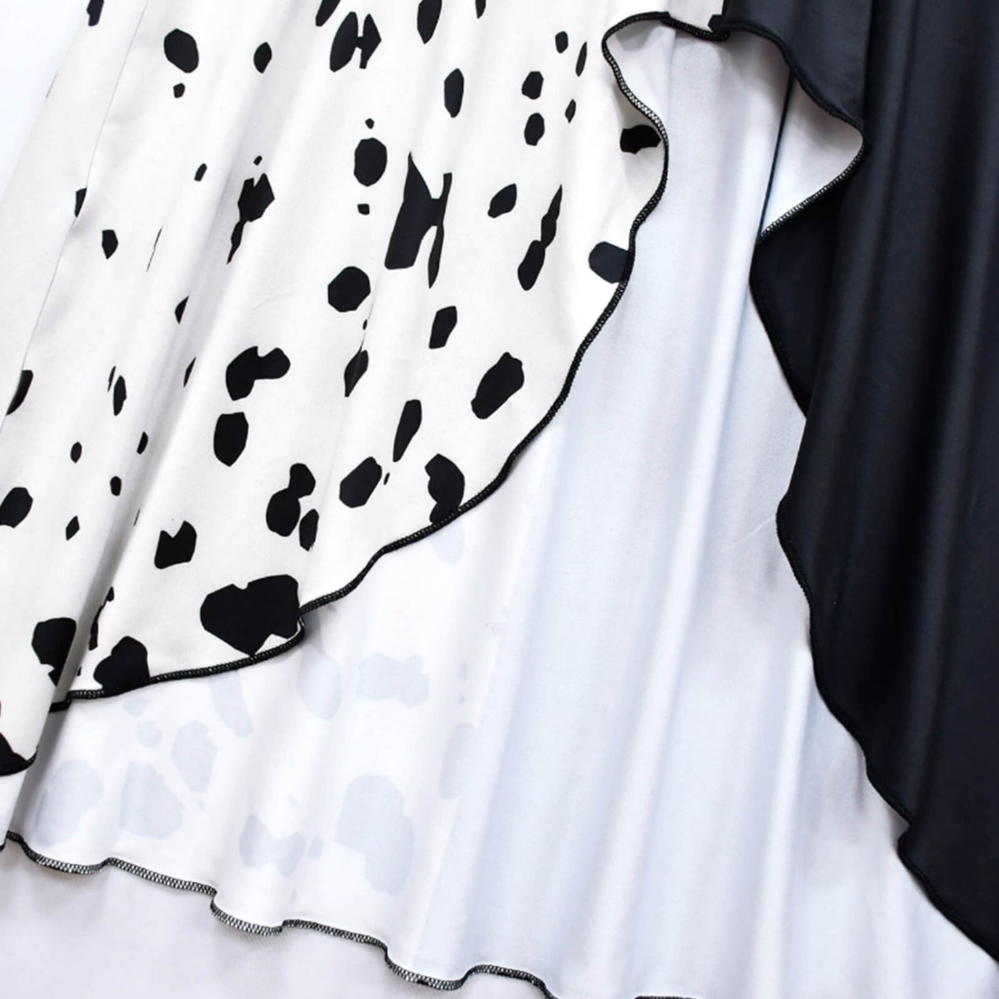 Halloween Costume Kids Dalmatian Cape Dress Set