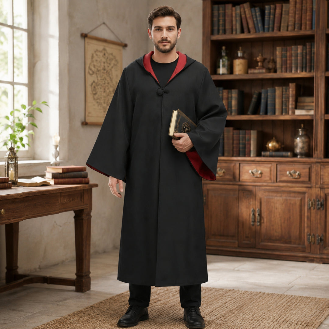 Halloween Costume Wizard Robe Cosplay Dress Up Set