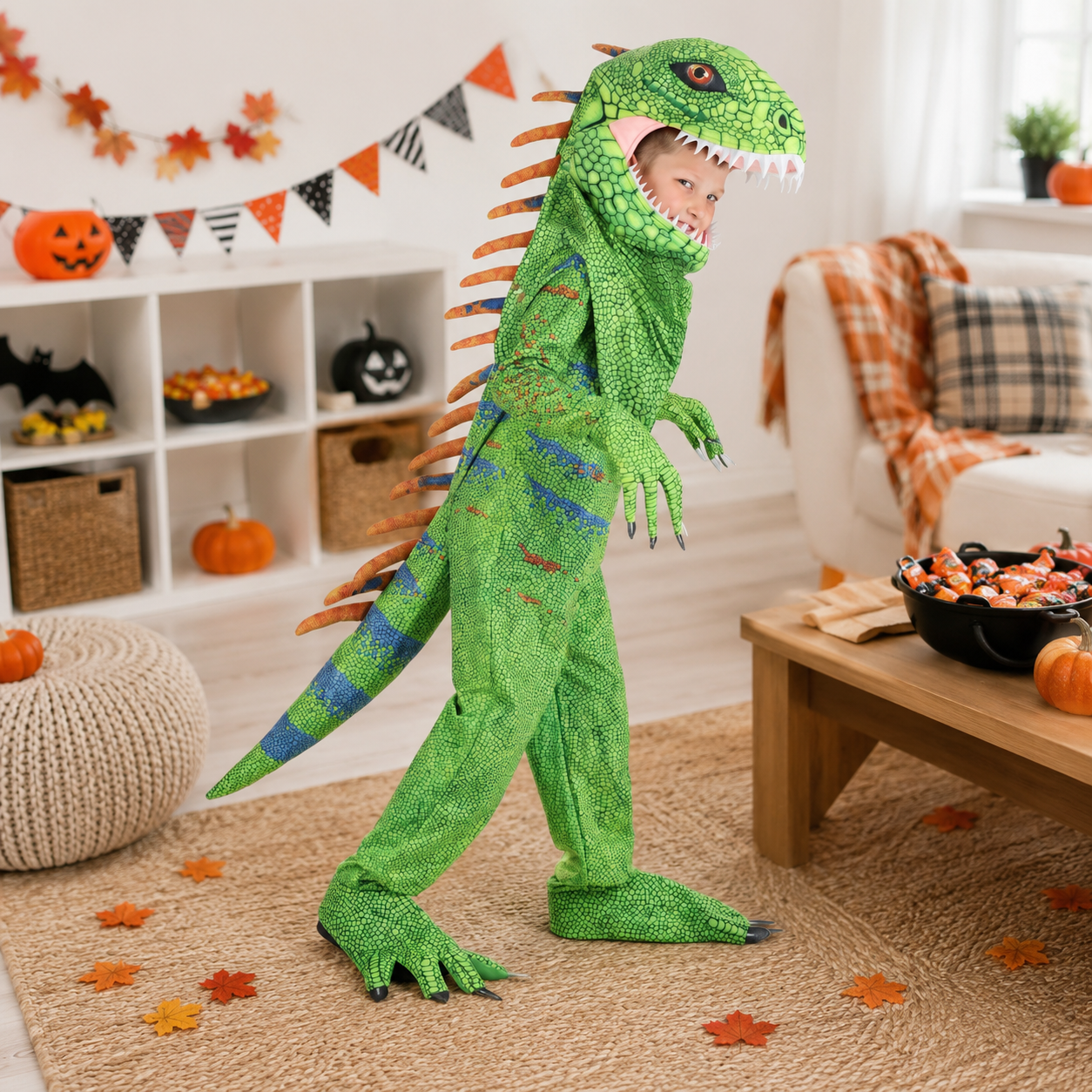 Halloween Costumes Lizard Full Body Mascot Suit