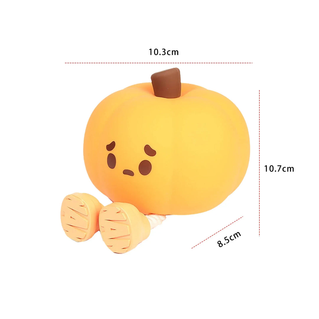 Halloween Decorations Pumpkin Soft Glow Night Light Bedside Lamp