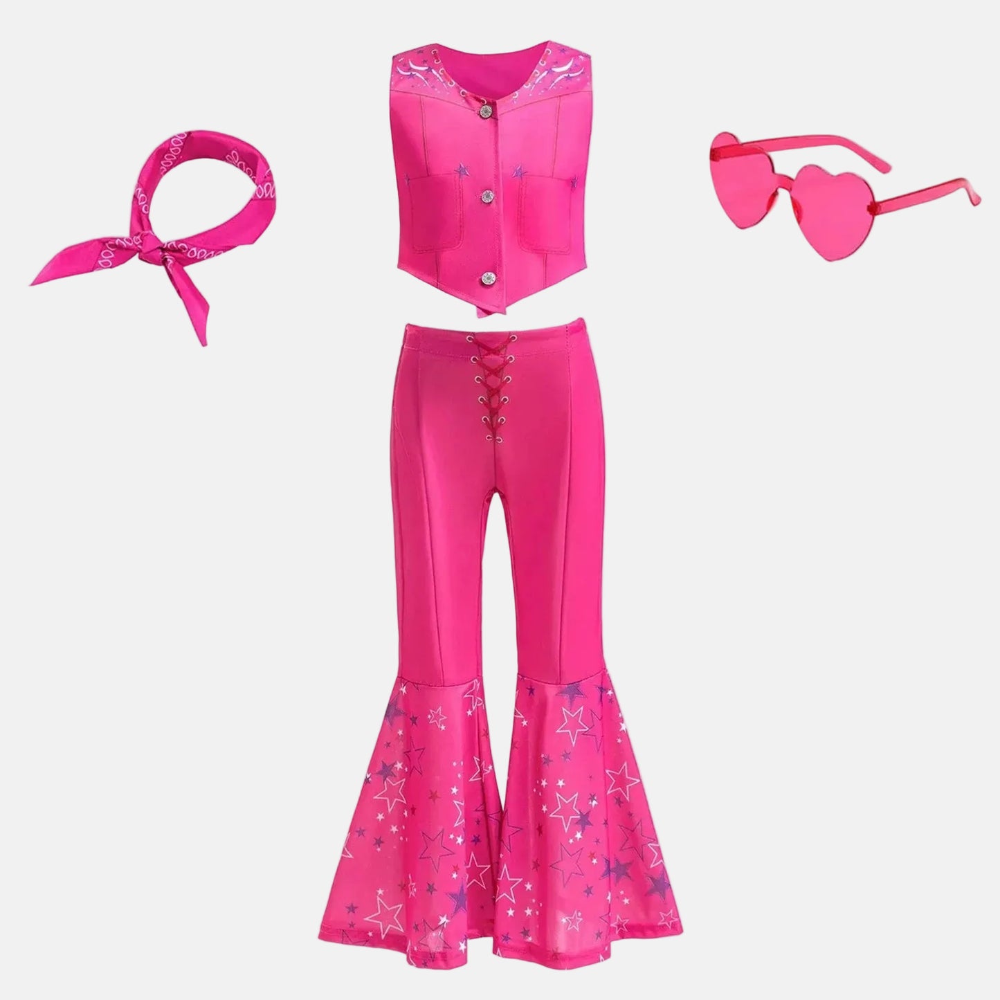 Halloween Costumes Cosplay Girls Cowgirl Outfit 12