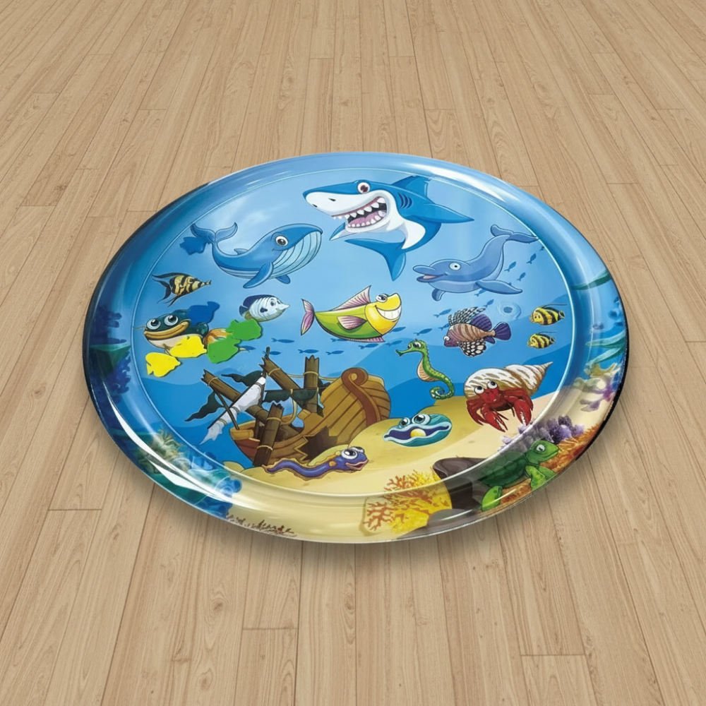 Baby Sensory Toys Water Play Mat Inflatable Activity Toy