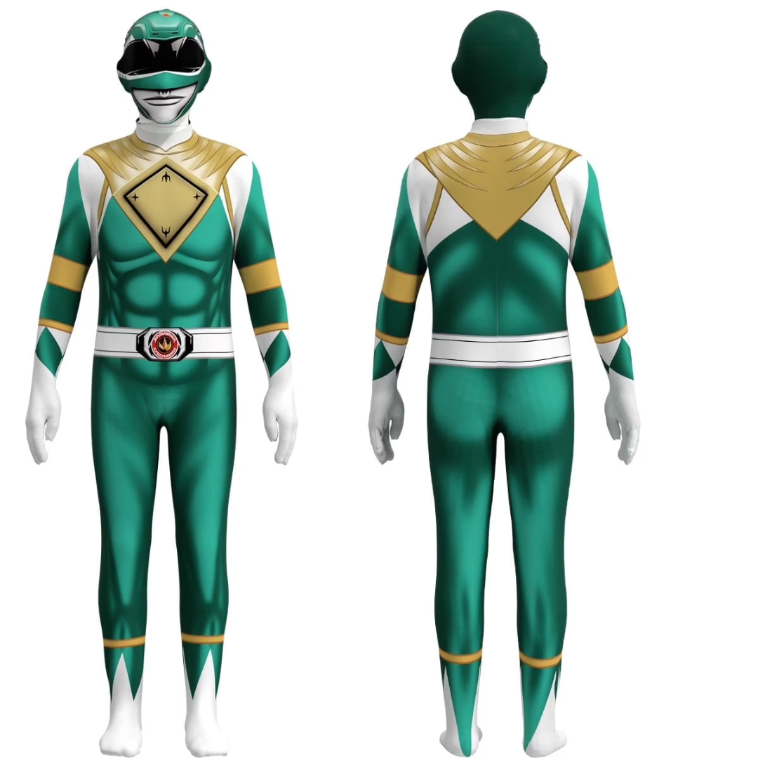 Kids Costume Superhero Jumpsuit Muscle Print Outfit Set