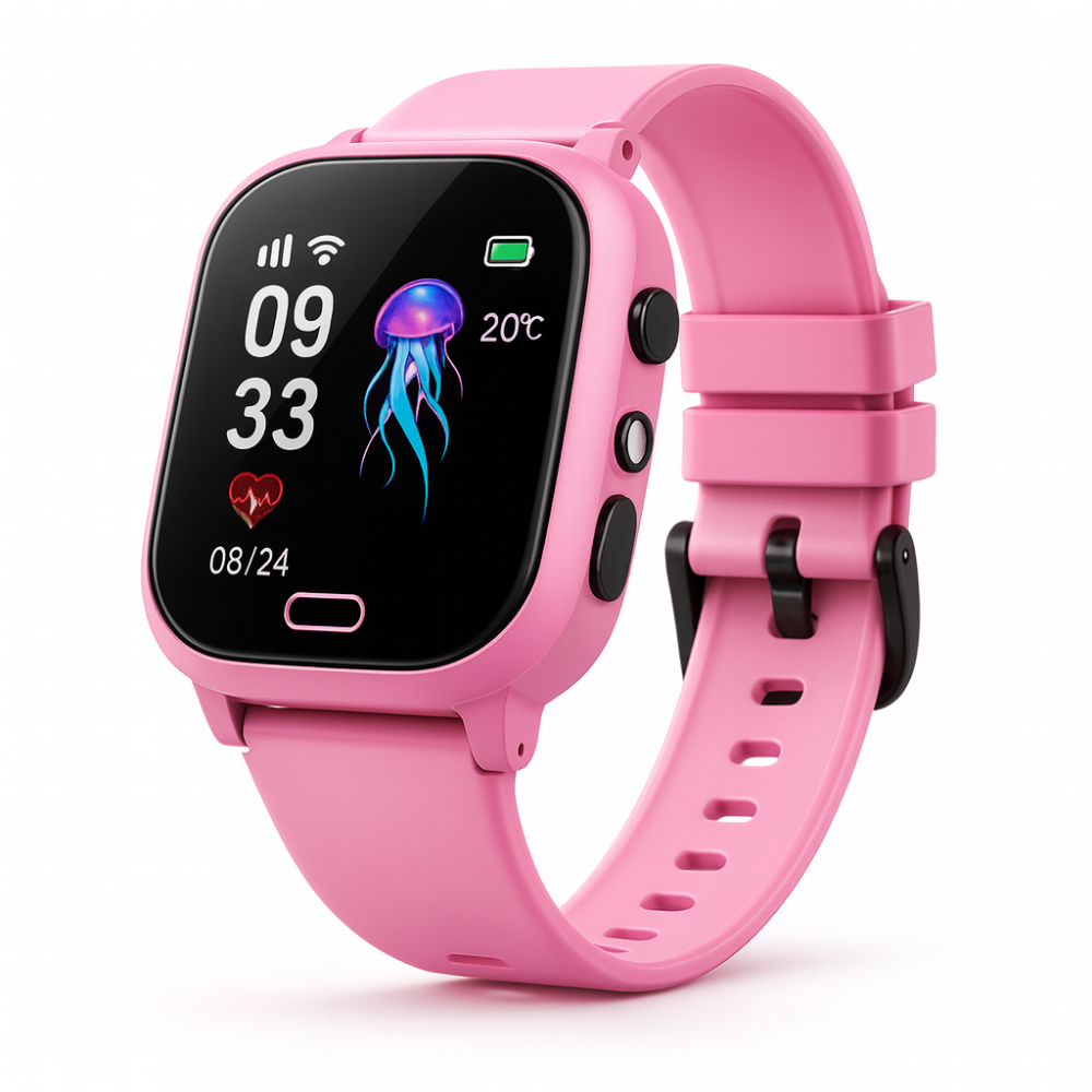 Kids GPS Smartwatch Video Calling Waterproof Safety Tracker