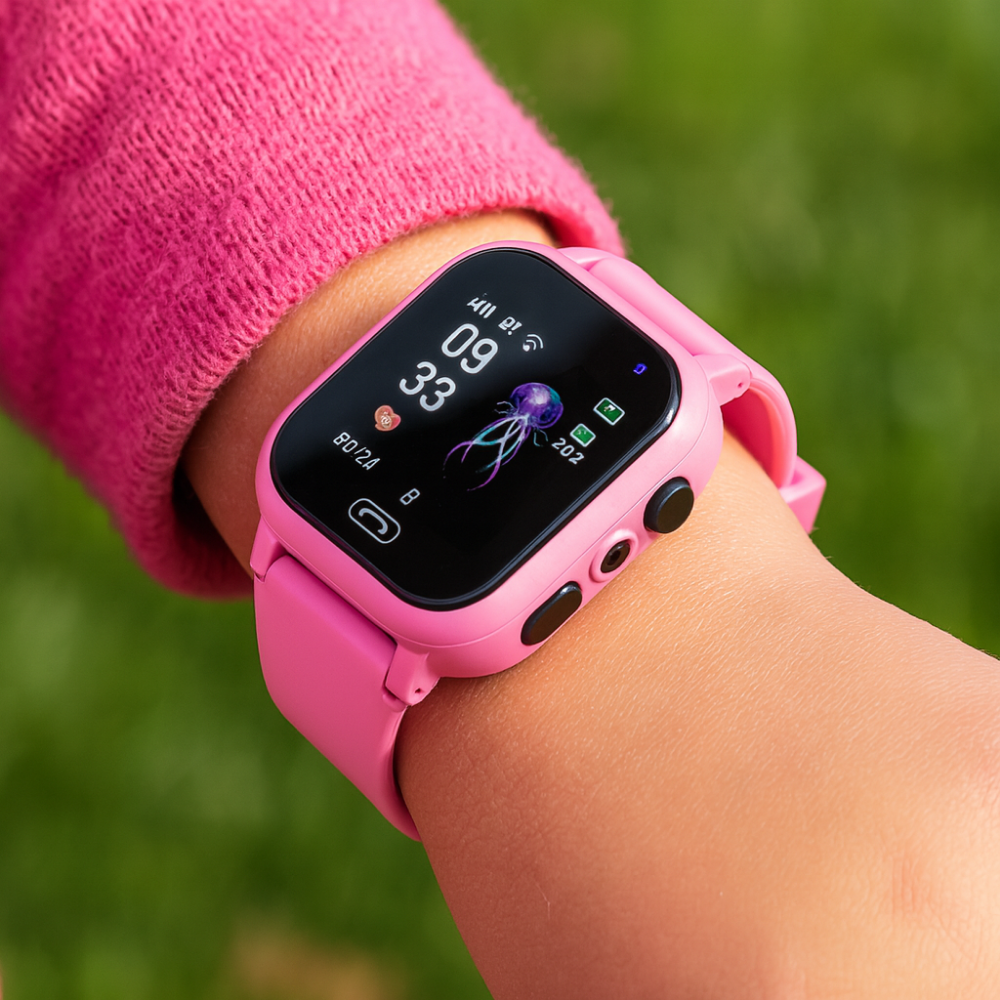 Kids GPS Smartwatch Video Calling Waterproof Safety Tracker