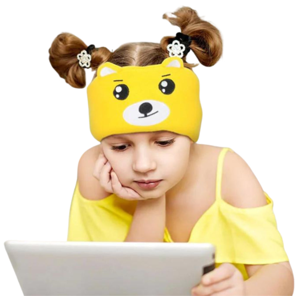 Kids Headphones Wireless Volume Limiting Animal Headband