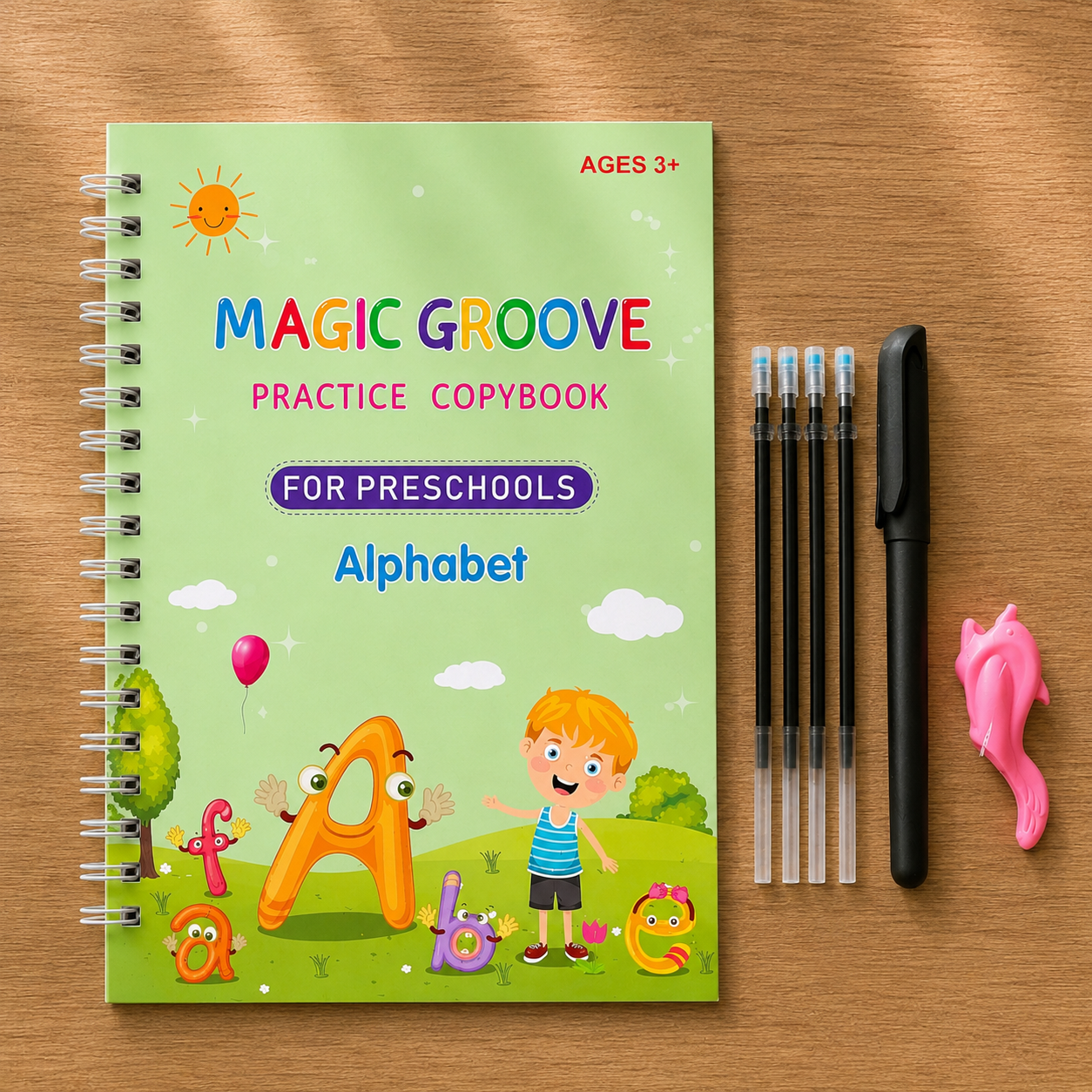Kids Writing Workbook Tracing Practice Book Early Learning Set