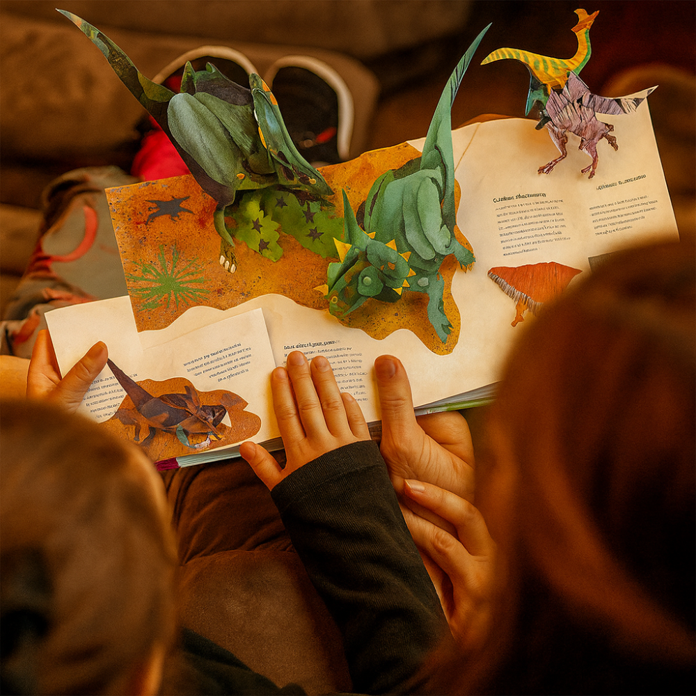 Kids Books Dinosaur Pop Up 3D Interactive Educational Science Gift