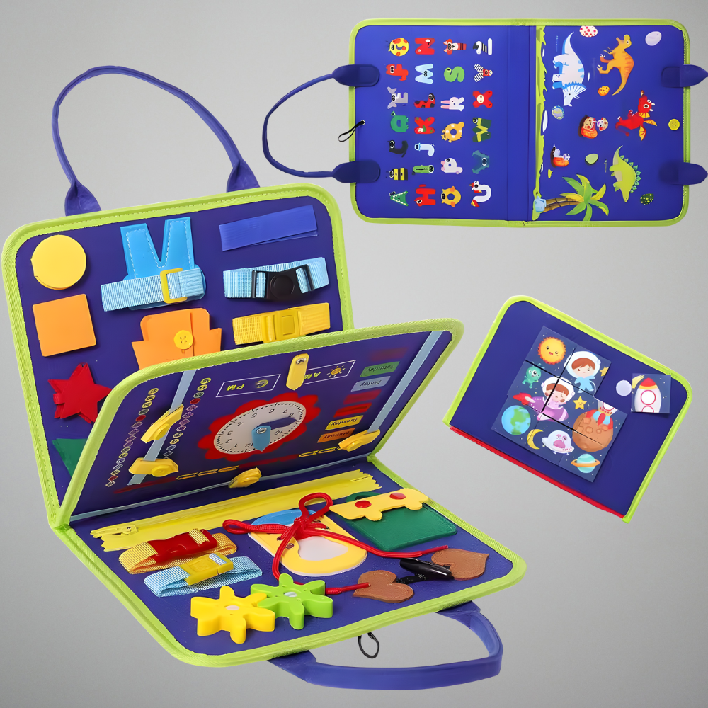 Kids Busy Board Montessori Sensory Learning Toy