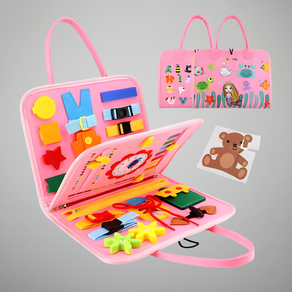 Kids Busy Board Montessori Sensory Learning Toy
